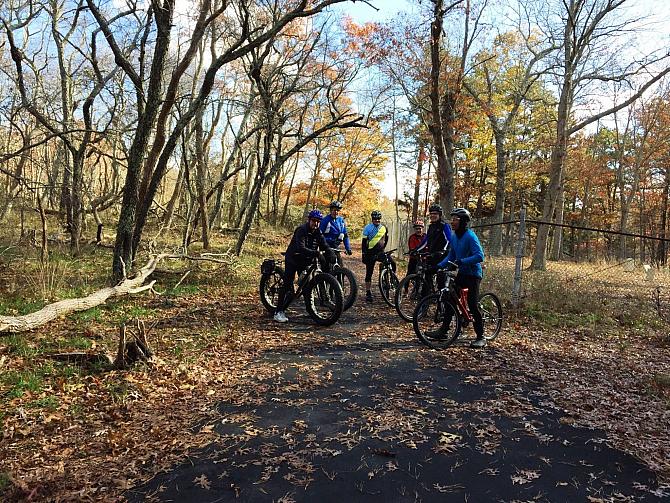 On the Grumman Bike Path