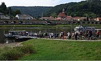 Queue for the ferry in Czech Republic