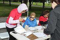 Gladys, Barbara and Elaine Working Registration