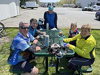 Snack time on Bill's Peconic Meander